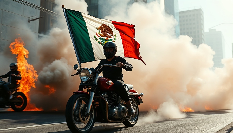 Protester with Mexican flag at Los Angeles taxpayer funding protests.