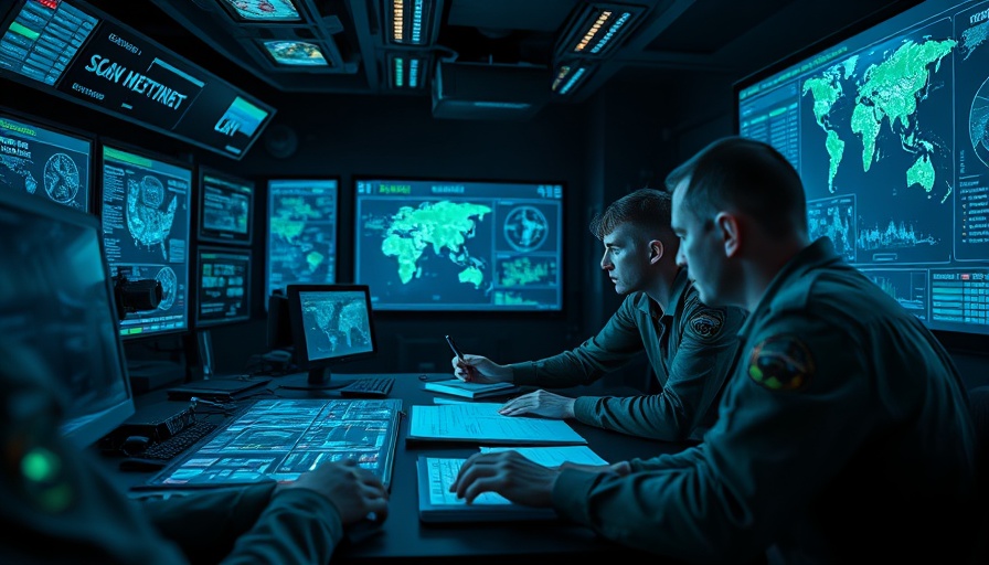 Conceptual image of Iranian retaliation strategies planning session.