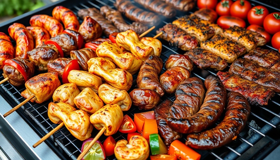 Texas Roadhouse steak seasoning secrets on grilled meats and veggies.