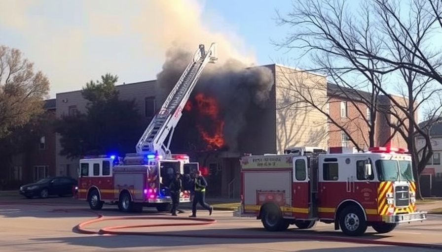 Fort Worth crews battle 6-alarm fire at apartment building