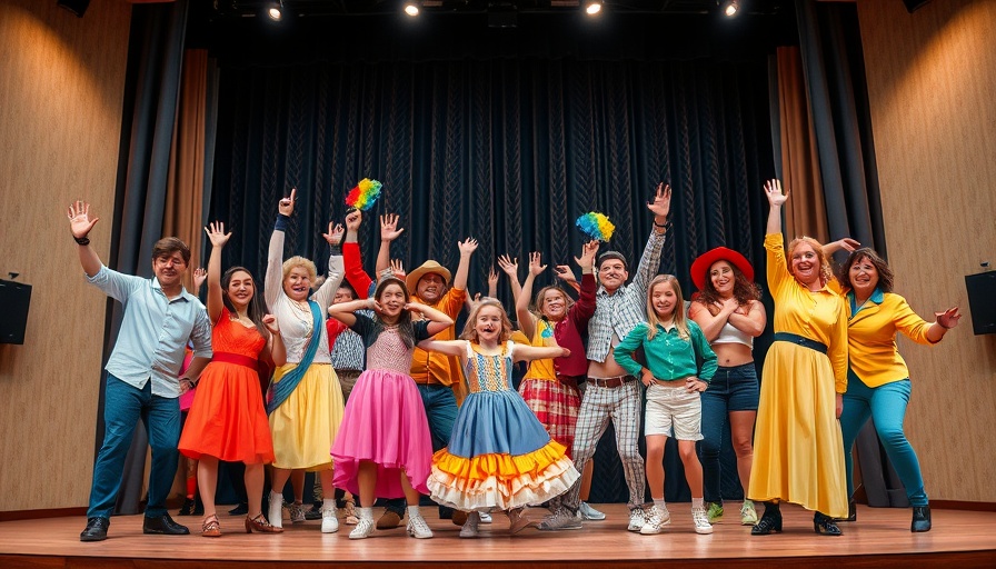 Lively stage performers during Austin family entertainment series.