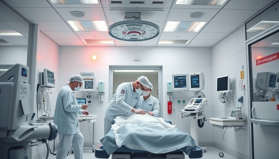 Modern emergency room with staff and medical equipment in Frisco.