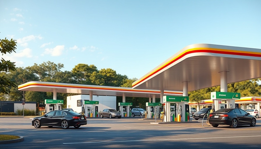 RaceTrac updates on Grapevine Mills Parkway, modern gas station view.