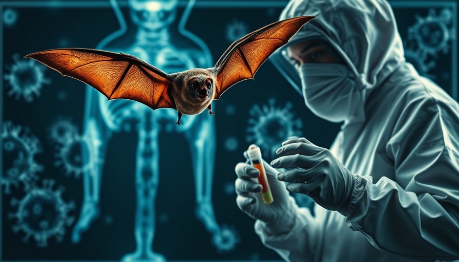 Healthcare worker analyzing viruses in bats, China discovery.
