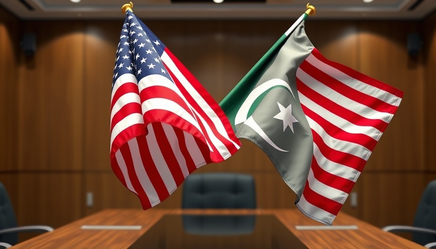 US-Pakistan relations symbolized by intertwined flags.