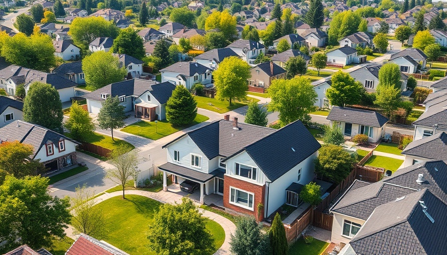 Vibrant suburban neighborhood depicting Plano housing market trends.
