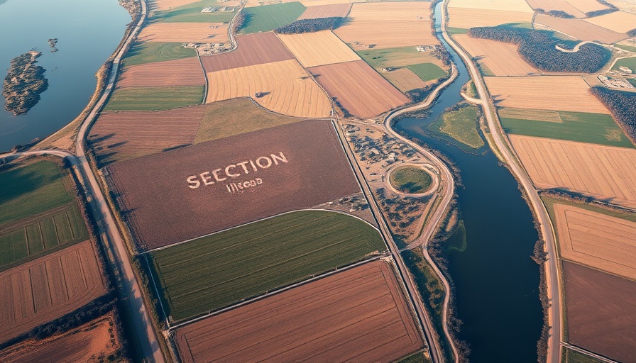 Aerial view of Pflugerville mixed-use development site.