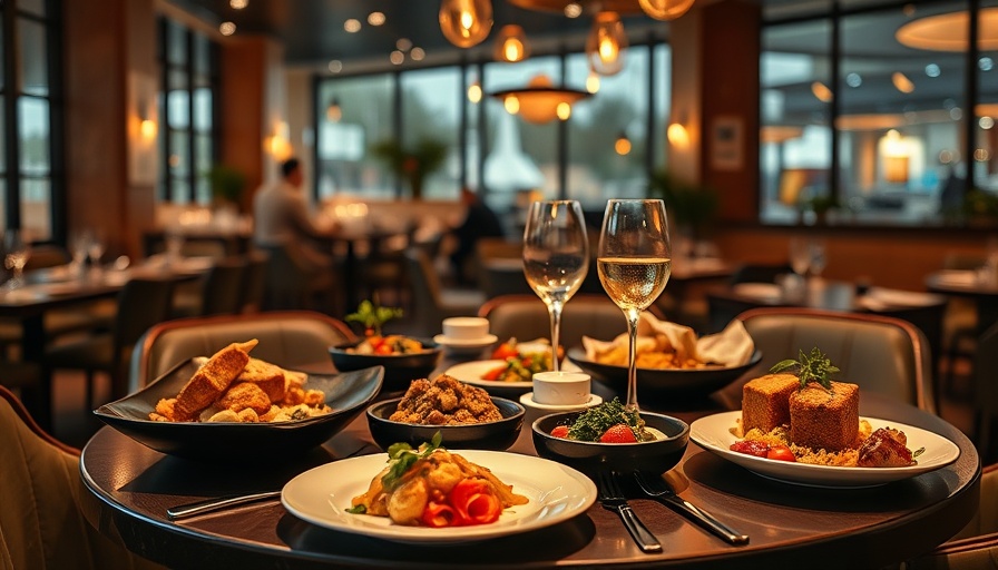 Elegant dining setup showcasing Frisco dining experiences.