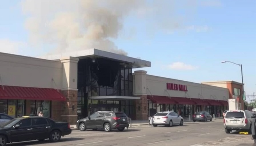 One injured after roof fire at Hulen Mall in Fort Worth