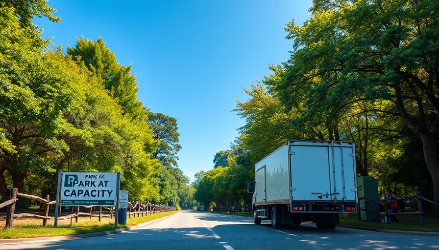 Commons Ford parking changes July 4th: park at capacity sign.