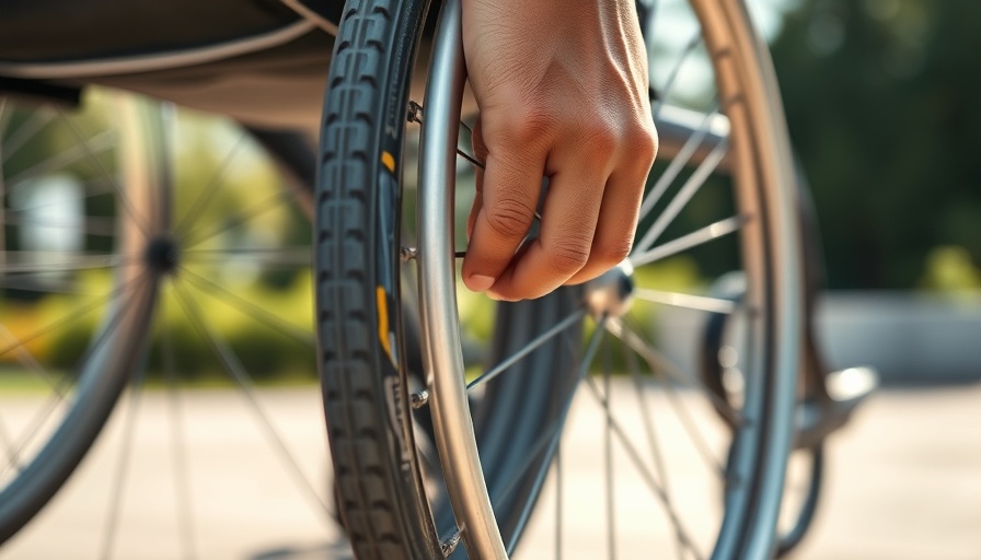 Preventive heart screenings for disabled adults concept with wheelchair.