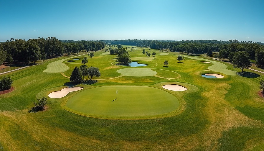 Scenic golf course in Flower Mound on a sunny day.