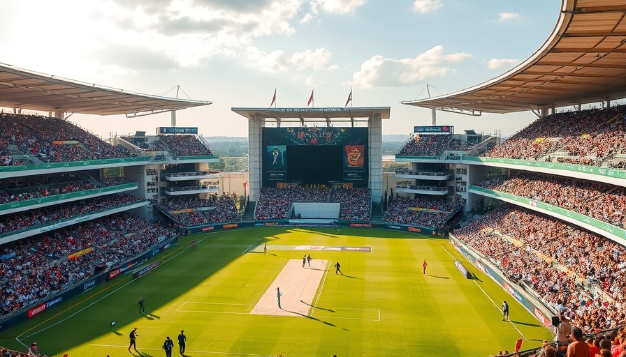 Unicorns vs Super Kings match at a vibrant stadium