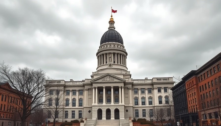 Wisconsin State Capitol building related to redistricting ruling.