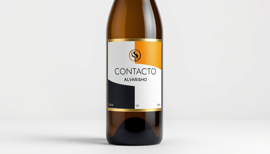 Elegant Vinho Verde wine bottle with a sleek label.