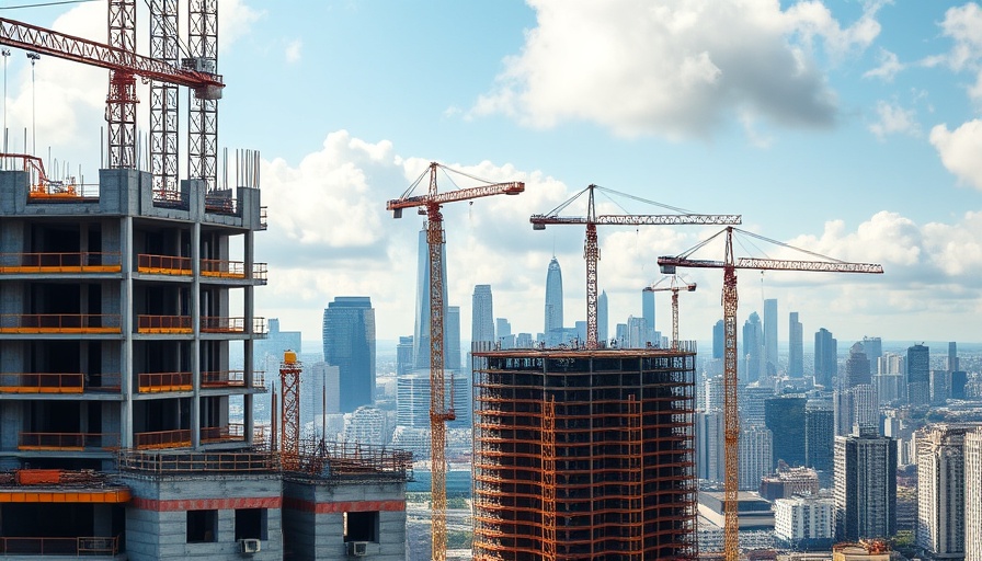 Dallas construction updates, modern site, active workers.