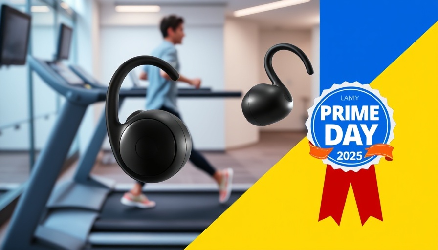 Amazon Prime Day Deals 2025 collage with earbuds and treadmill.