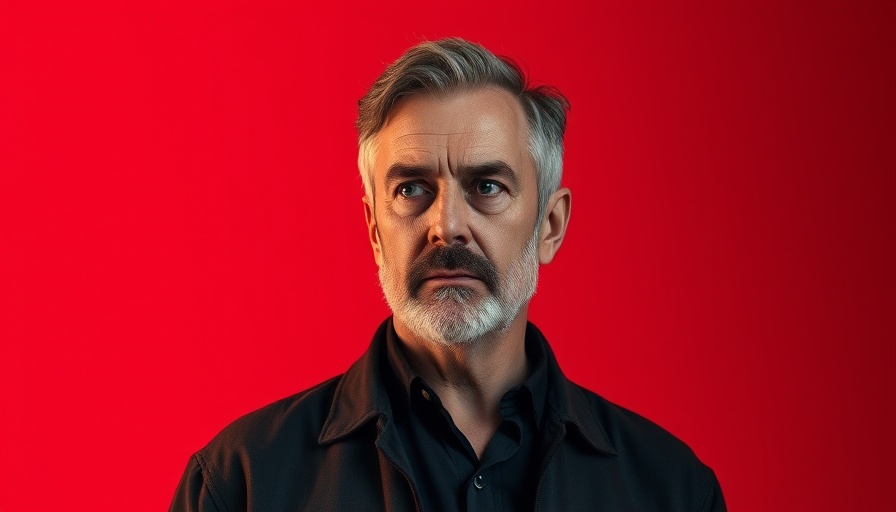 Thoughtful middle-aged man for mental wellness feature.