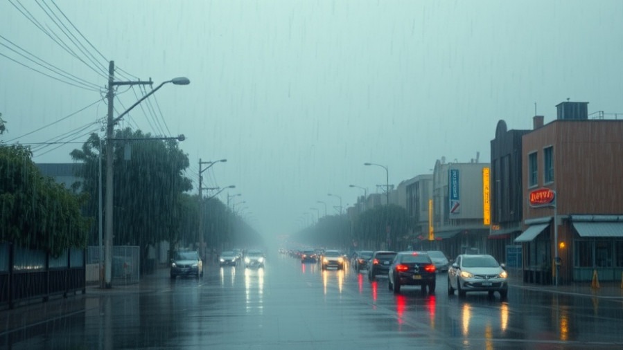 Heavy rain in Dallas highlighting flooding risks in DFW and current weather updates.