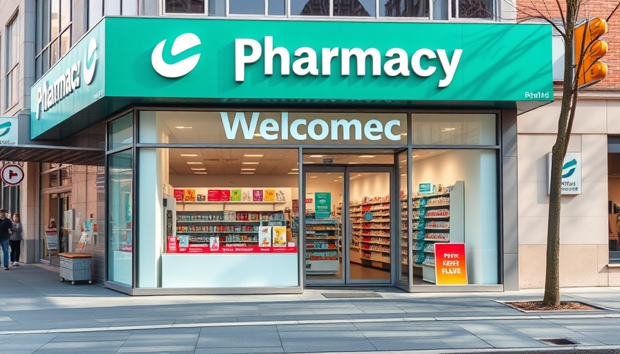 SandsRx Pharmacy Frisco location modern storefront daytime