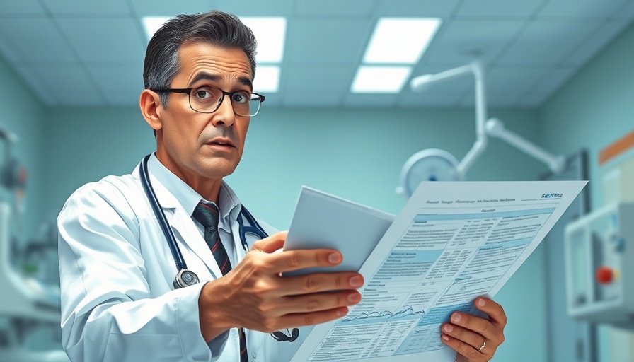 Healthcare professional reviewing charts amid US measles surge