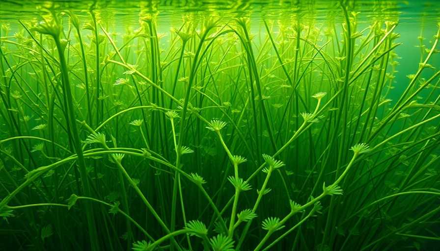 Dense aquatic hydrilla showcasing natural growth, Austin hydrilla control.