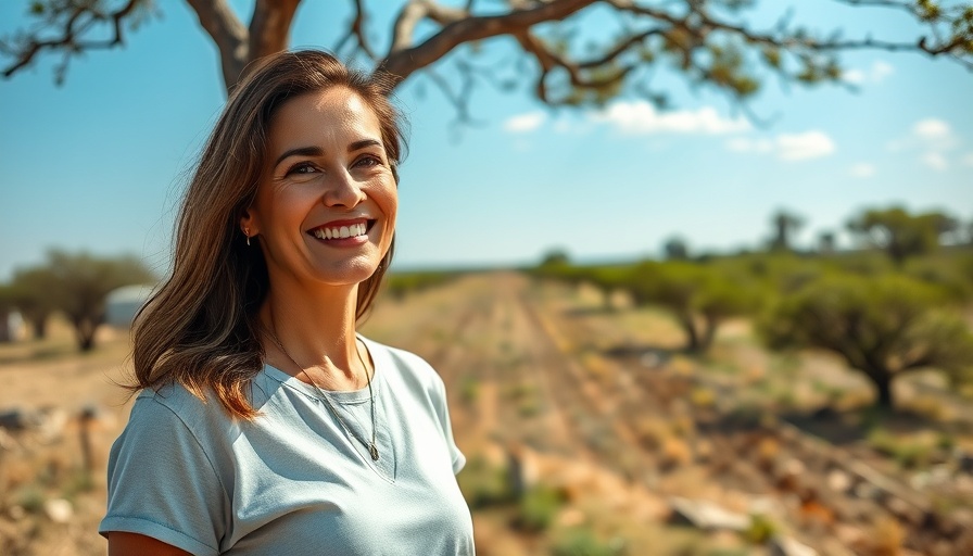 Woman outdoors highlighting Texas social worker shortage.