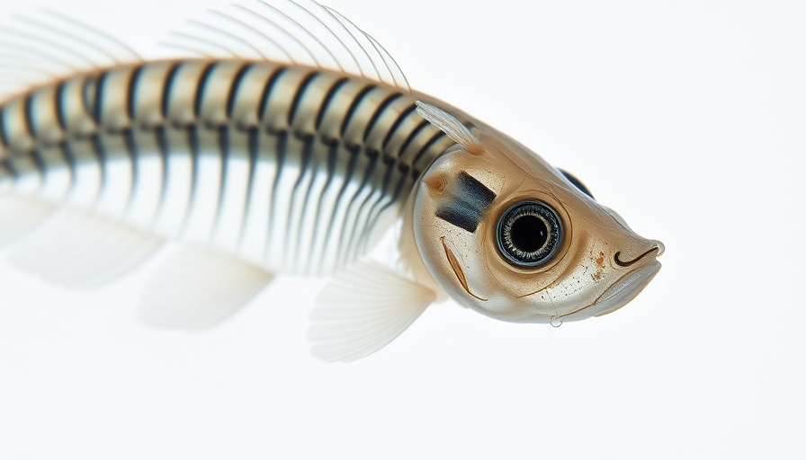 Close-up of zebrafish embryos under a microscope, scientific study of hearing cell regrowth.