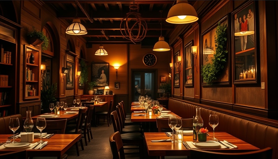 Elegant Italian restaurant setting with warm ambiance for Austin Italian dining experiences.
