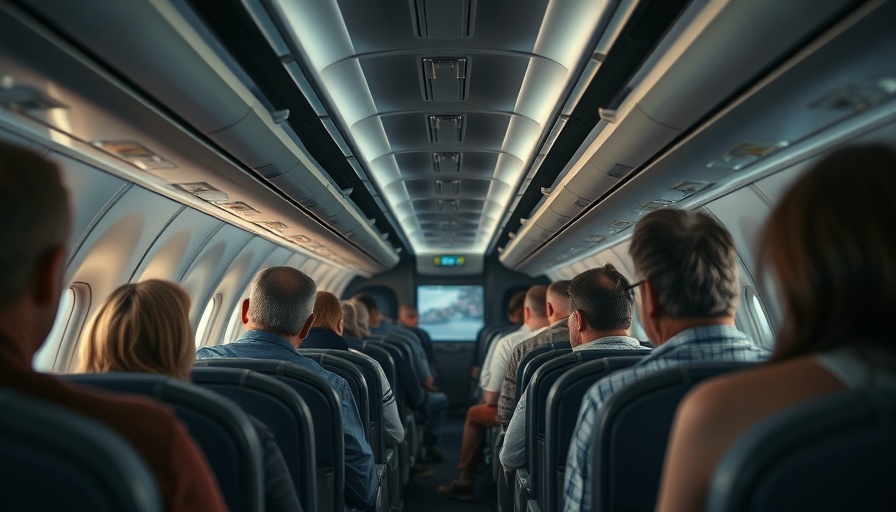 Tense cabin scene highlighting airline security incidents.