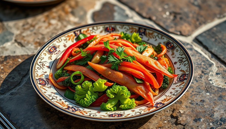 Sophisticated Chinese fare in Dallas, elegantly presented dish.