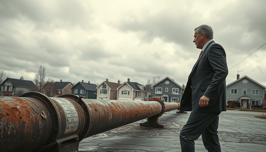 Rusted pipeline and pipeline safety regulations discussion in urban area