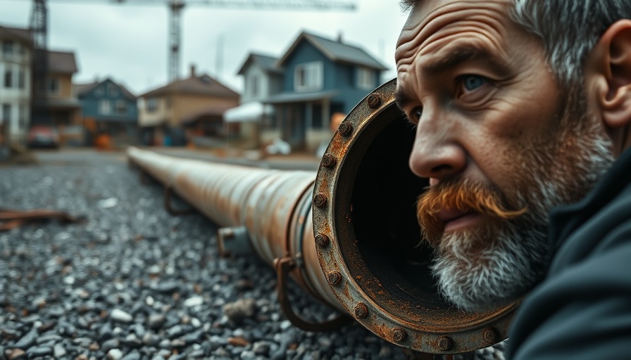 Image showing decaying pipeline amidst debate on U.S. pipeline regulation.
