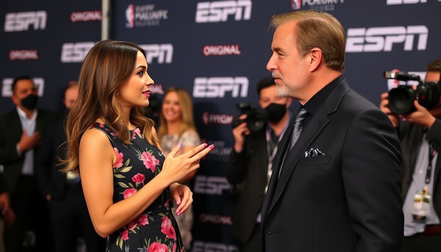 People at ESPN event discussing Running with the Wolves docuseries.