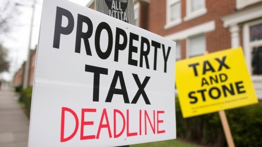 North Texas homeowners advised to file property tax protest by deadline sign
