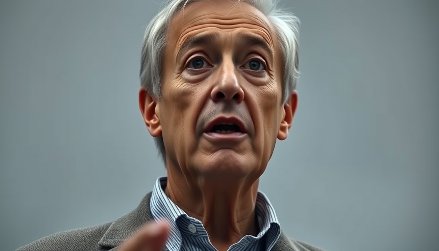 Older man discussing immigration policy USA.