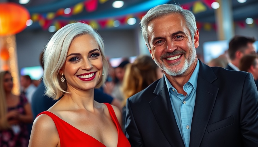 Fox News Entertainment News event with smiling attendees.