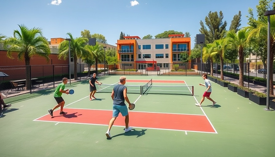 Ace Pickleball Club Frisco players in action on a vibrant court.