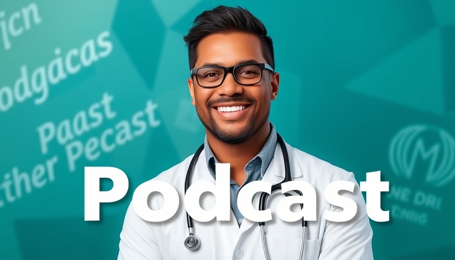 Podcast on female sexual dysfunction, smiling doctor.
