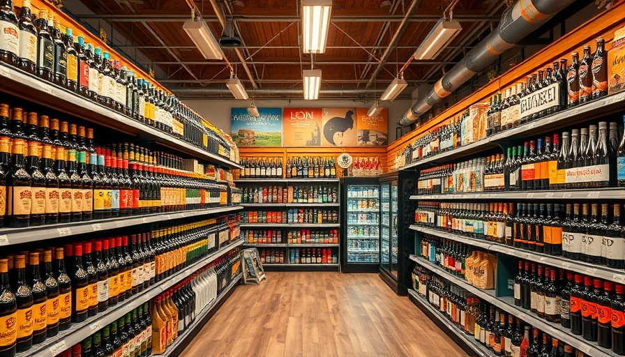 Skip's Beer Wine Liquor Cedar Park store interior with stocked shelves.