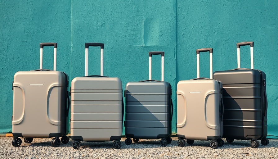Best carry-on suitcases of 2025 showcasing sleek design and functionality.