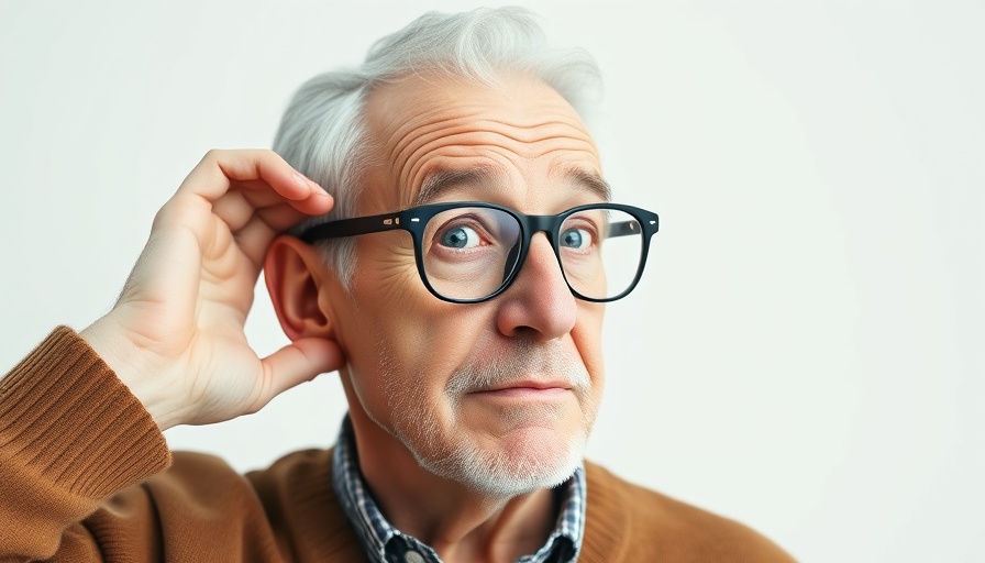 Elderly man listening carefully, illustrating benefits of hearing aids.