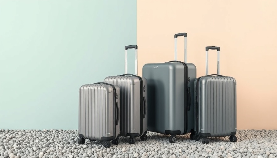 Modern carry-on suitcases 2025 in stylish design.