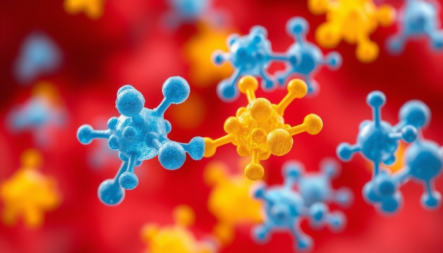 3D-rendered sugar molecules illustrating type 1 diabetes.