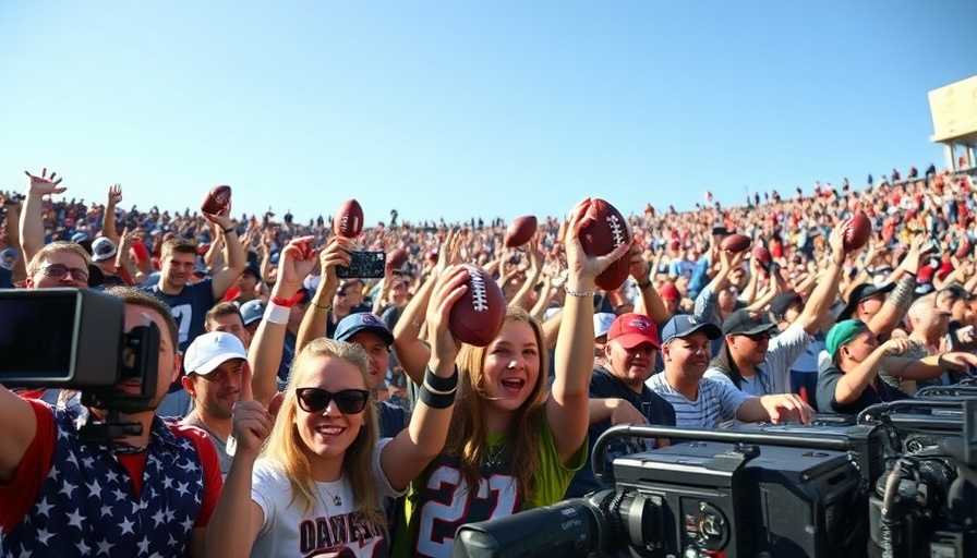 NFL news: Fans at a football event seeking autographs.