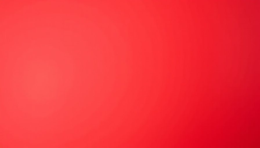 Solid red background representing alert.