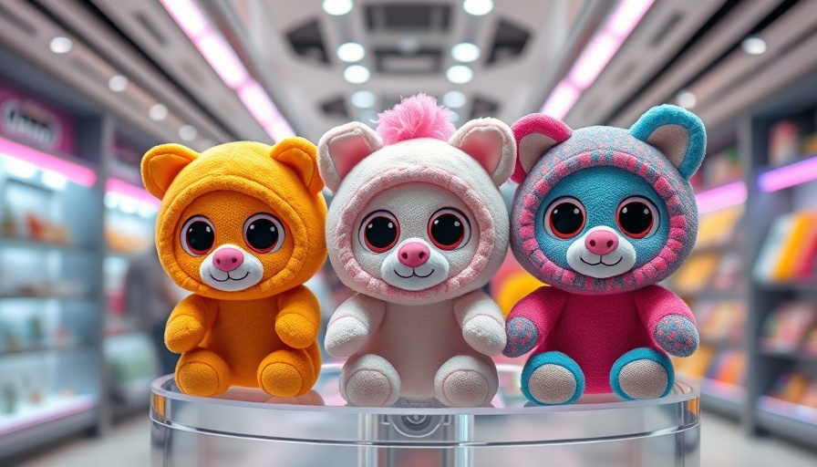 Colorful Labubu plush toys in whimsical animal outfits on display.