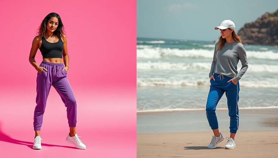 Fashionable women showcasing the best joggers for women.