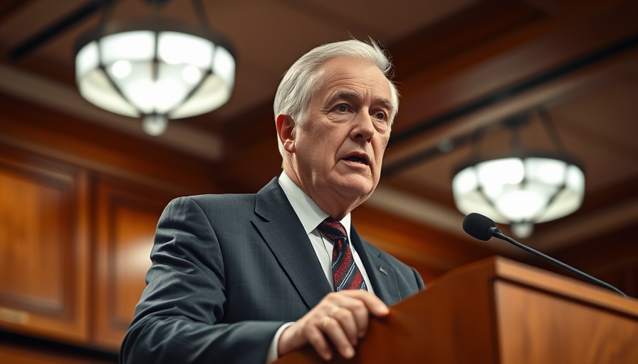 FBI assists Texas in locating Democrats: Man speaking at a podium.