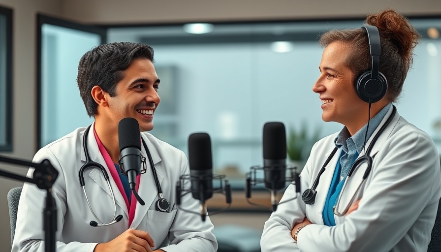 Medical professionals discuss lifespan predictions in a podcast setting.